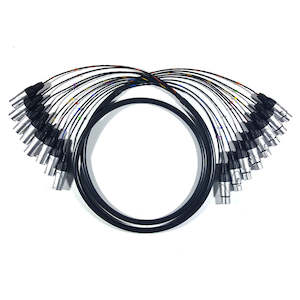 Multi Core Snakes And Looms: 8 Way XLR to XLR Loom