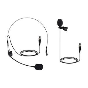 Headset and Tie Clip Lapel Microphones - Phenyx Pro