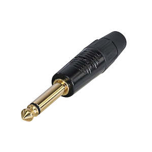 Jack Connectors: Mono Jack Plug - Rean RP2C-B