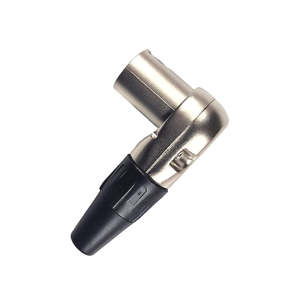 Xlr Connectors: Right Angle Male XLR Plug | Rean RC3M-R