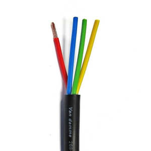 Speaker Cable: Flex Round 4 Core Speaker Cable - Van Damme Tour