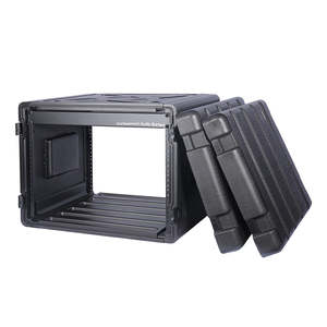 Frontpage: 19 Inch 8U 43cm Deep Rack Road Case