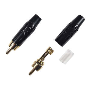 Quality Gold Plated Metal Body RCA Phono Plugs