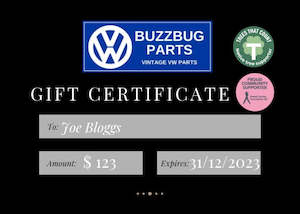 GIFT CARD - BUZZBUG VW PARTS