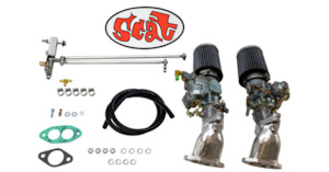 SCAT Super Dual Carburetor Kit