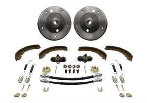 Carmann Ghia: Brake Drum Kit REAR, Beetle/Ghia 1958-64