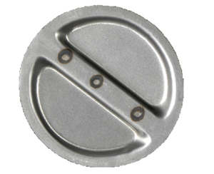 Type 2 Split: Brake Fluid Reservoir Blanking Plate, Kombi 1955-67