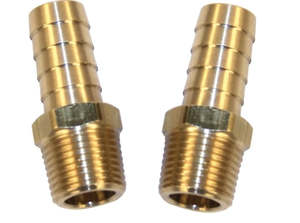 Beetle: Hose barb set for oil system - Beetle/Ghia/Kombi/T3 1960 to 1979