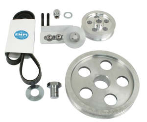 Pulley kit serpentine - Beetle/Ghia/Kombi 1965 to 1986
