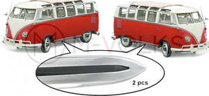 Sill moulding kit, deluxe, PAIR - Kombi 1950 to 1967