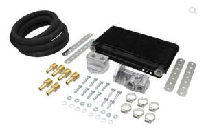 Gifts: 48 plate oil cooler kit with bypass adapter and remote filter bracket - Type4