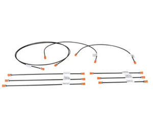 Beetle: Brake line kit - Super Beetle 1969 to 1979