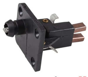 Alternator brush with holder, 12volt-55/75amp
