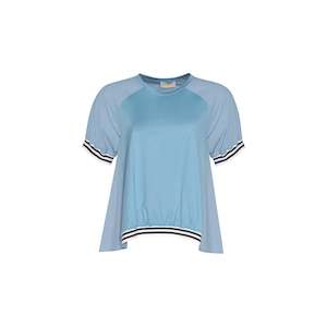 Mixed Media tee Blue (Last one size 10)