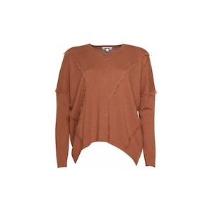 Knitwear: phoebe batwing sweater ginger