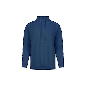 Knitwear: Everywear Drawstring sweater marine