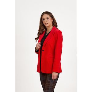 Shaped pinwale cord blazer fiesta