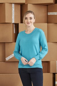 New Arrivals: Cole sweater aqua