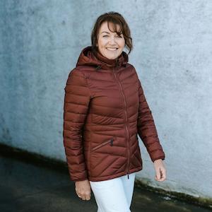 Cushla jacket cabernet