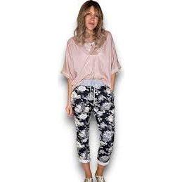 Bouquest jogger black grey rose