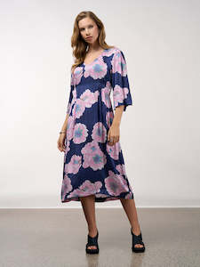 Summer Dresses: Poetic Dress ink multi