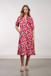 take flight dress poppy