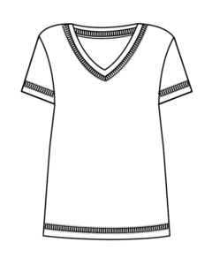 Summer Tops: Victoria S/S tee Black