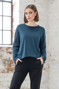 Summer Tops: Quinn Merino top dragonfly