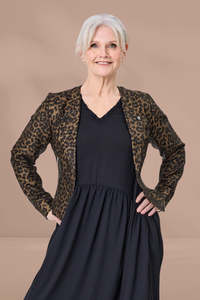 Mika Leopard Jacket Toffee Leopard