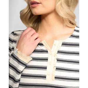 Field Ruffle trim top