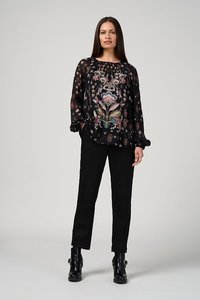 Antoinette top black multi and Cami