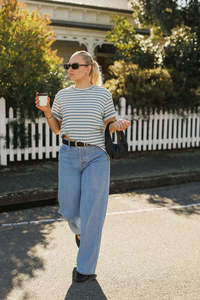 Chris Tee Sky Blue stripe