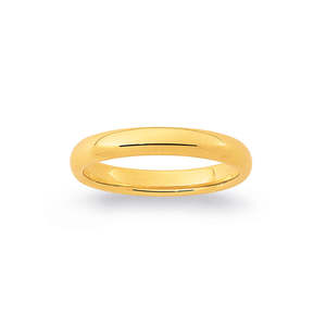 18ct Yellow Gold 3mm Rounded Wedder #25477