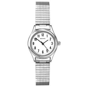 Watches: Sekonda Ladies Stainless Steel White Dial Watch #25336