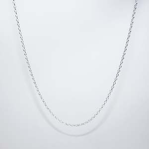 Sterling Silver Light Weight Oval Belcher Chain #25414