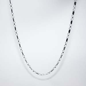 Sterling Silver 1/3 Figaro Belcher Chain #