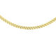 9ct Yellow Gold Solid Diamond Cut Curb 60cm Chain #25160