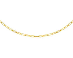 9ct Yellow Gold Paper Chain 45cm #24932
