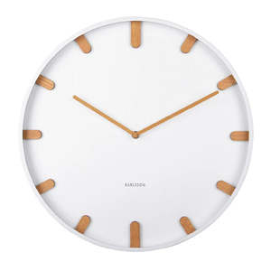 Clocks: Karlsson Grace Wall Clock -White #