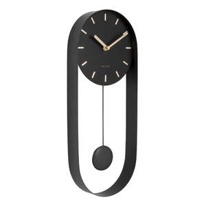 Clocks: Karlsson Charm Pendulum Clock - Black #25407