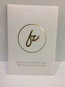 Jewellery Repairs: Large FV Silver & Gold Polishing Cloth with Anti-Tarnish Protection #