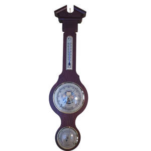 Fischer Weather Station Large Mahogany #