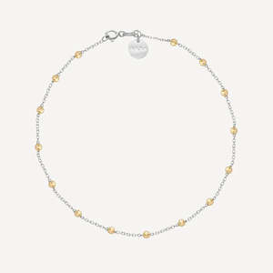 Anklets: Najo Algonquin Two Tone Anklet #24528