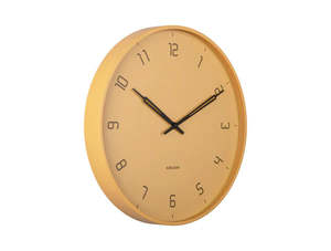 Clocks: Karlsson Stark Wall Clock - Honey Yellow #25536