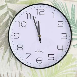 Clock Wall C60 Black #25580