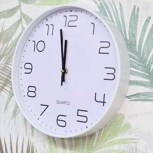 Clock Wall C60 White #25581