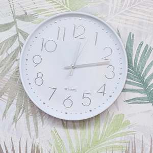 Clock Wall C58 White #25576 #25577