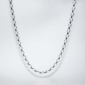 Sterling Silver Oval Belcher with a Parrot Clasp #23239