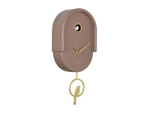 Clocks: Karlsson Tweet Clock - Mocha Brown #25675