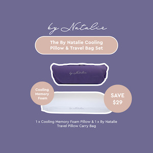 Growbright: Cooling Pillow & Travel Bag Set